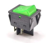 Power Switch Button Replacement Green Power Switch With Light 4 Pin Rocker Turn On/Off Button Accessory Compatible with Numatic 'Henry' Hoover Hetty James George Rocker Style Vacuum