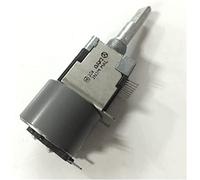 Power Switch Button RK168 Type Motor Potentiometer Stereo Channel A20K*2 Shaft Length 30mm with Discharge Device