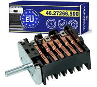 Power Switch for Oven and Electric Cooker with 7 Positions 16A 250V with the Original Code 46.27266.500 4627266500 for EGO - MADE IN EU - Warranty 10 Years - MONTERAL