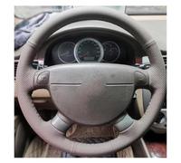 Power Switch Window For Excelle 2013-2015 | Button Electric Window Car Steering Wheel Cover DIY Black Perforated Wooden Leather(Style1)