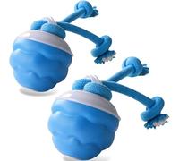 Power Tail 2.0 Dog Toy, Barkzys 2025 New Interactive Toy, Puptexshop Moving Smart Squeaky, Interactive Dog Ball with Motion Activated, Three Adjustable Modes with Usb Rechargeable (2pcs)
