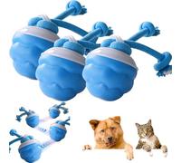 Power Tail 2.0 Dog Toy, Powertail 2.0 Moving Dog Ball, Interactive Toys with Touch Motion Activated, Automatic Rolling Smart Jumping for Large Puppy Small Dogs (3Pcs)