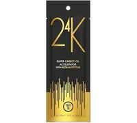 Power Tan 24K Super Carrot Oil Tanning Accelerator 20ml - DHA-Free, Fast Acting Dark Tan Booster with Beta-Karotene - Tingle-Free Tanning Lotion with Hydrating Formula & Pomegranate Fragrance