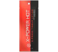 Power Tan X-Power Hot X-Press Tingle Sunbed Tanning Accelerator Cream 20ml - DHA-Free with Vitamin B5, Hemp Hydrating Formula with Citrus Vanilla Fragrance for Deep Dark Tanning