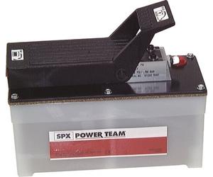 Power Team Single Stage Compressed Air Operated Hydraulic Pump 1.7 l plastic tank