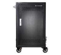 Power Technologies CRT-LTE-S30L-U-H65 Single Door 30 Laptops or Chromebooks and Tablets up to 15.5 Charging Trolley