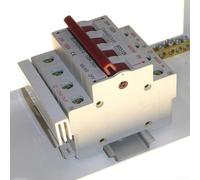 Power to Generator Changeover Switch 125 Amp Single Phase 240V 400V for Secure Energy Transfer (100A)