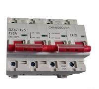 Power to Generator Changeover Switch 125 Amp Single Phase 240V 400V for Secure Energy Transfer (125A)