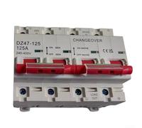 Power to Generator Changeover Switch 125 Amp Single Phase 240V 400V for Secure Energy Transfer (80A)