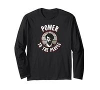 Power to The People Black History Icon Long Sleeve T-Shirt