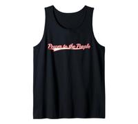 Power to The People Civil Rights Social Change Vintage Tank Top