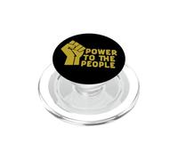 Power To The People Equality Black History Resist Empower PopSockets PopGrip for MagSafe