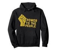 Power To The People Equality Black History Resist Empower Pullover Hoodie