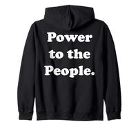 Power To The People Movement Equality Voice Zip Hoodie