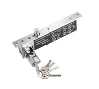 Power to Unlock Electric DropBolt Lock with Single Cylinder and 5pcs Brass Keys