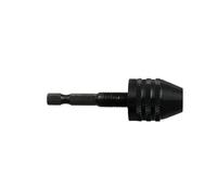 Power Tool Accessory Mini Keyless Drill Chuck 0.3-8mm, Self-Tighten Electric Bits Length 74-47mm, 1pc(Brown)