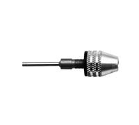 Power Tool Accessory Mini Keyless Drill Chuck 0.3-8mm, Self-Tighten Electric Bits Length 74-47mm, 1pc(White)