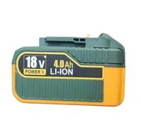 Power Tool Battery, 4000mAh/ 18V Electric Saw Bolt Driver Grinding Machine Power Tool Battery, Compatible With TECCPO MLK5X-1104 HS40 2104N
