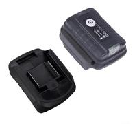 Power Tool Battery Adapter for 18V Lithium Battery Providing Dual USB Outputs and Overcurrent Protection