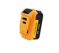 Power Tool lithium battery Compatible For DeWalT 20V 3.0Ah 4.0Ah 5.0Ah 6000mAh Compatible For DeWalT DCB200 DCB202 DCB203 DCB204 DCB205 DCB206(20V4Ah-2piece)