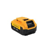 Power Tool lithium battery Compatible For DeWalT 20V 3.0Ah 4.0Ah 5.0Ah 6000mAh Compatible For DeWalT DCB200 DCB202 DCB203 DCB204 DCB205 DCB206(20V6Ah-1piece)