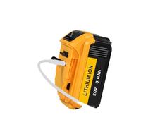 Power Tool lithium battery Compatible For DeWalT 20V 3.0Ah 4.0Ah 5.0Ah 6000mAh Compatible For DeWalT DCB200 DCB202 DCB203 DCB204 DCB205 DCB206(20V3Ah-2piece)