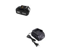 Power Tool Replacement Batteries，Compatible With Makita LXT400, BL1860B, BL1860，BL1850 Series(1pcs 5000mAh with charger)