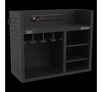Sealey Power Tool Storage Rack 760mm with Power Strip