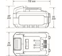 Power tools battery pack HAZET 9500-05