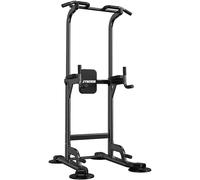 Power Tower Pull Up Bar Station Adjustable Height Pull Up & Dip Station Multi-Function Home Strength Training Fitness 450lbs