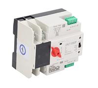 Power Transfer Switch Dual Power Automatic Transfer Switch Flame Retardant Dual Power Switch Transfer Switch Kit for Shopping Mall Ac230v 63a (80A)