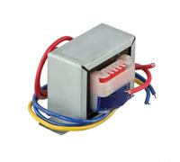 Power Transformer Step Down Converter 220V Input to 6V 0-6V or 9V 0-9V Output Single Phase Copper Wire Coil Silicone Steel Core High Voltage and Temperature Resistant Flame Retardant(Dual output 9V)