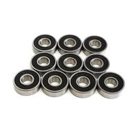 Power Transmission Products Deep Groove Ball Bearing Roller Bearings Miniature Kit for Skateboard Scooter Skate 10 PCS/lot(608 2R 8x22x7)