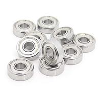 Power Transmission Products MR1660ZZ Deep Groove Ball Bearing ABEC-1 Miniature Ball Bearings MR1660 R1660 Z ZZ Precision Bearing 10PCS 6x16x5 mm Ball Bearings