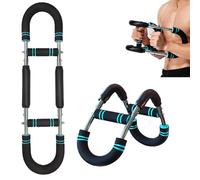Power Twist Arm Trainer,Spring Twister Exerciser Adjustable Chest Workout Equipment,U-Shape Strengthener Detachable Muscle Training, at Home Gym for Biceps Triceps Shoulders Back