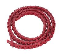 Power Twist V Belt, High Strength 1/2-Inch x 4 Feet A Type Adjustable Link V Belt Not Easy to Break, PU Link Belt Accessory for Lathes, Drill Press, Table Saws, Woodworking Tools