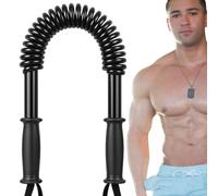 Power Twister Bar, 10 kg - 60 kg Heavy Duty Chest Expander, Spring Strength Builder for Shoulder, Arms, Forearm and Chest Exercises(10Kg)