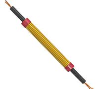 Power Twister Bar 150kg for Upper Body Strength Training: Shoulder, Arm, Forearm, Bicep, Chest - Red Gold
