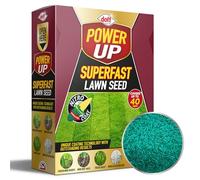 Power Up Superfast Lawn Seed with Nitro-coat - Easy to Sow Grass Seed for Thicker Greener Grass - Fast Growing Grass Seed UK - Effective for New Lawns, Overseeding & Patch Repairs, 1kg
