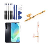 Power Volume Cable for Samsung Galaxy A16 5G/A166U/A166B Power On Off Button Volume Flex Cable Replacement with Tools