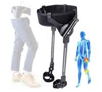 Power Walking Aid, Exoskeleton Assistance for Walking, 3 Level Adjustable Strength, Lower Limb Rehab Support