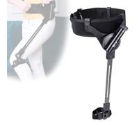 Power Walking Aid for Lower Limb Rehabilitation - Ergonomic Design with 50% Effort Reduction and Exoskeleton Assistance