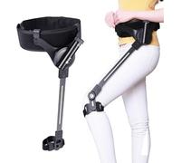 Power Wearable Exoskeleton Walking Aid, Adjustable Bionic Strength Support for Limb Rehab, Leg Lift Walking Aid(Left,M)