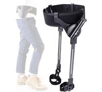 Power Wearable Exoskeleton Walking Aid, Adjustable Bionic Strength Support for Limb Rehab, Leg Lift Walking Aid(Both Legs,M)