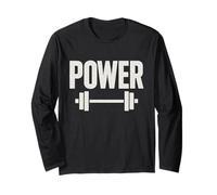 Power Weightlifting Fitness Bodybuilders Gym Motivation Long Sleeve T-Shirt