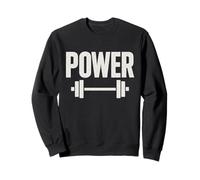 Power Weightlifting Fitness Bodybuilders Gym Motivation Sweatshirt