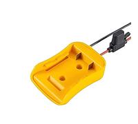 Power Wheel Adapter for Dewalt 14.4V/18V/20V Lithium Ion Battery Wire terminals, DC Port & LED Work Light Dual USB Charger,Power Connector for Rc Car, Robotics, Rc Truck, DIY Use (Power Connector)