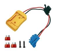 Power Wheel Battery Adapter for Dewalt 20V Battery Adapter with Fuse Holder and Wire Harness Connector Compatible with Peg-Perego Kids Ride-on Toy