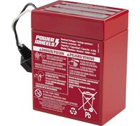 Power Wheels 6-Volt Red Rechargeable Replacement Battery for Fisher-Price Ride-On Preschool & Toddler Toy, Red