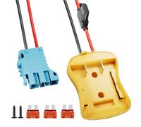 Power Wheels Adapter for Dewalt 20V Battery with Wire Harness Connector Compatible with Peg-Perego Children Ride-on Car DIY Kids RC Toys Adapter 12AWG Wire